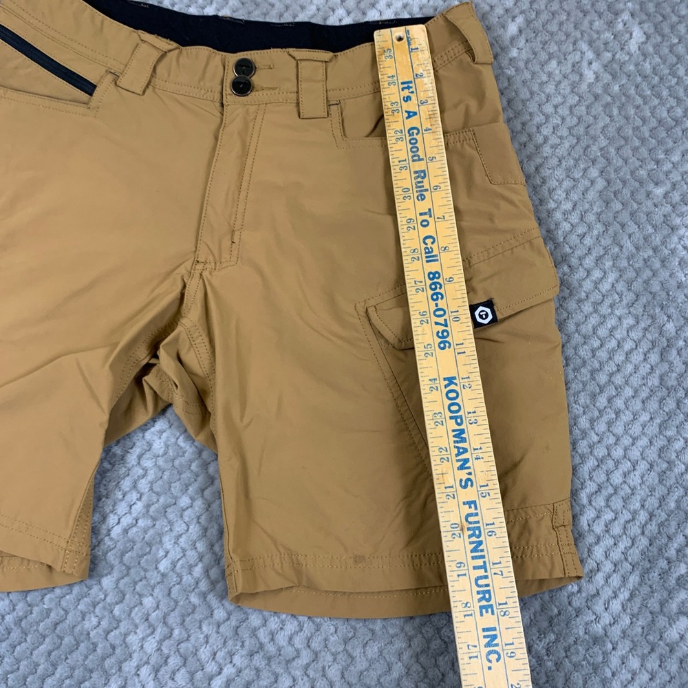 Truewerk T1 Werkshort Men 32 Sand Tan Technical Work Shorts 4-Way Stretch Pocket - Picture 6 of 12